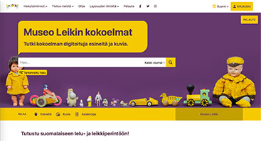 museoleikki.finna.fi screenshot